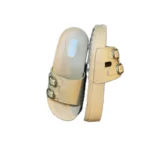 دمپایی اسلیپر زنانه کرمی